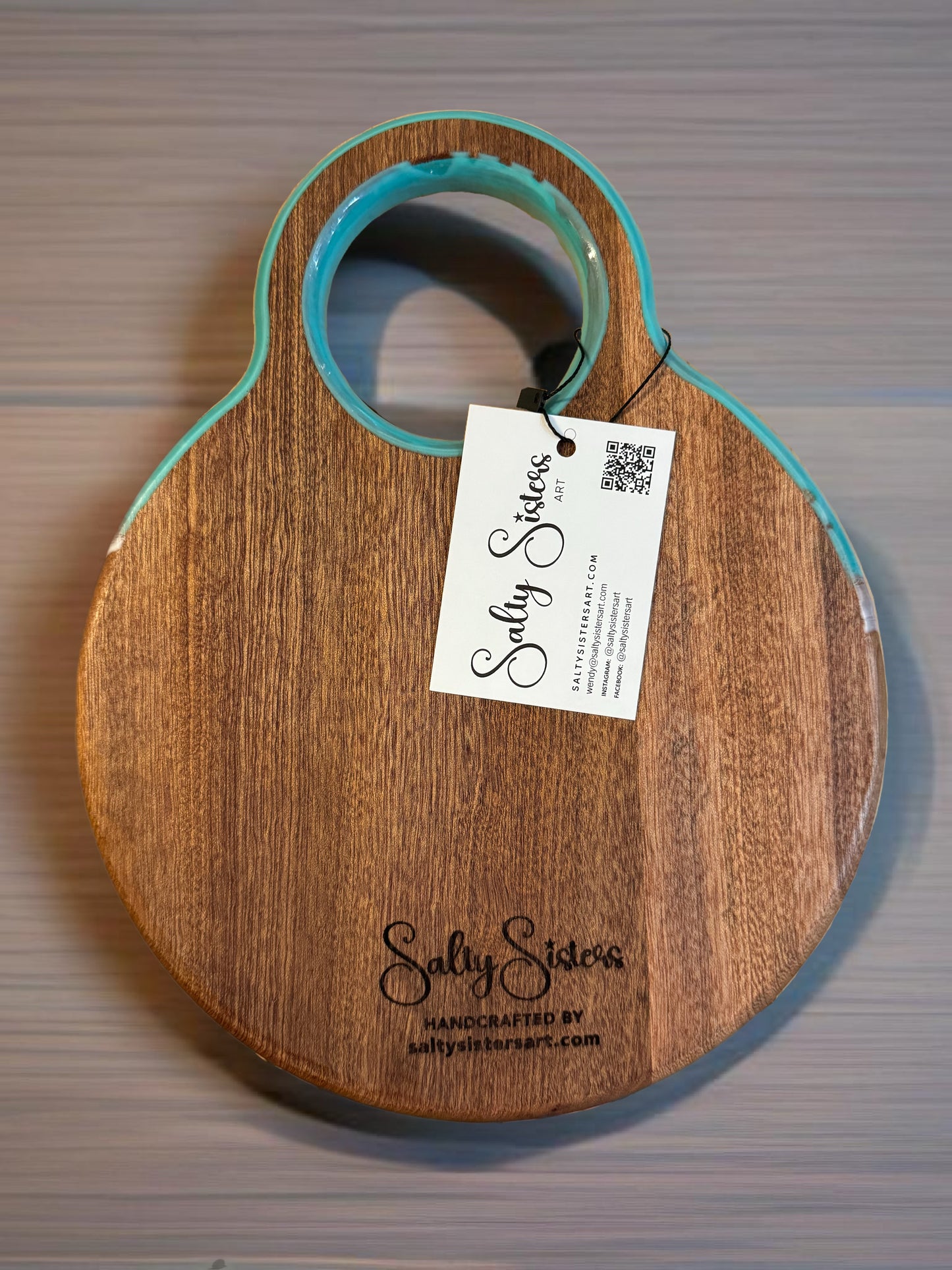 “Sea Whispers” Round Serveware Board