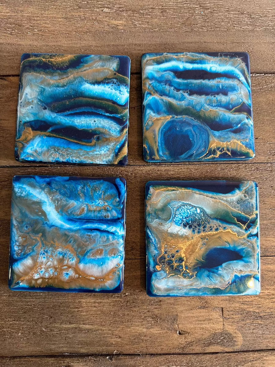 "Wanderlust" Coasters (Set of 4)