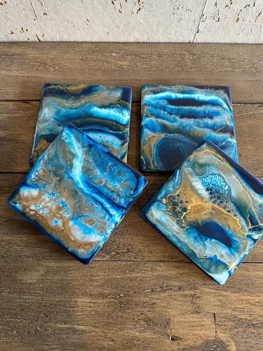 "Wanderlust" Coasters (Set of 4)