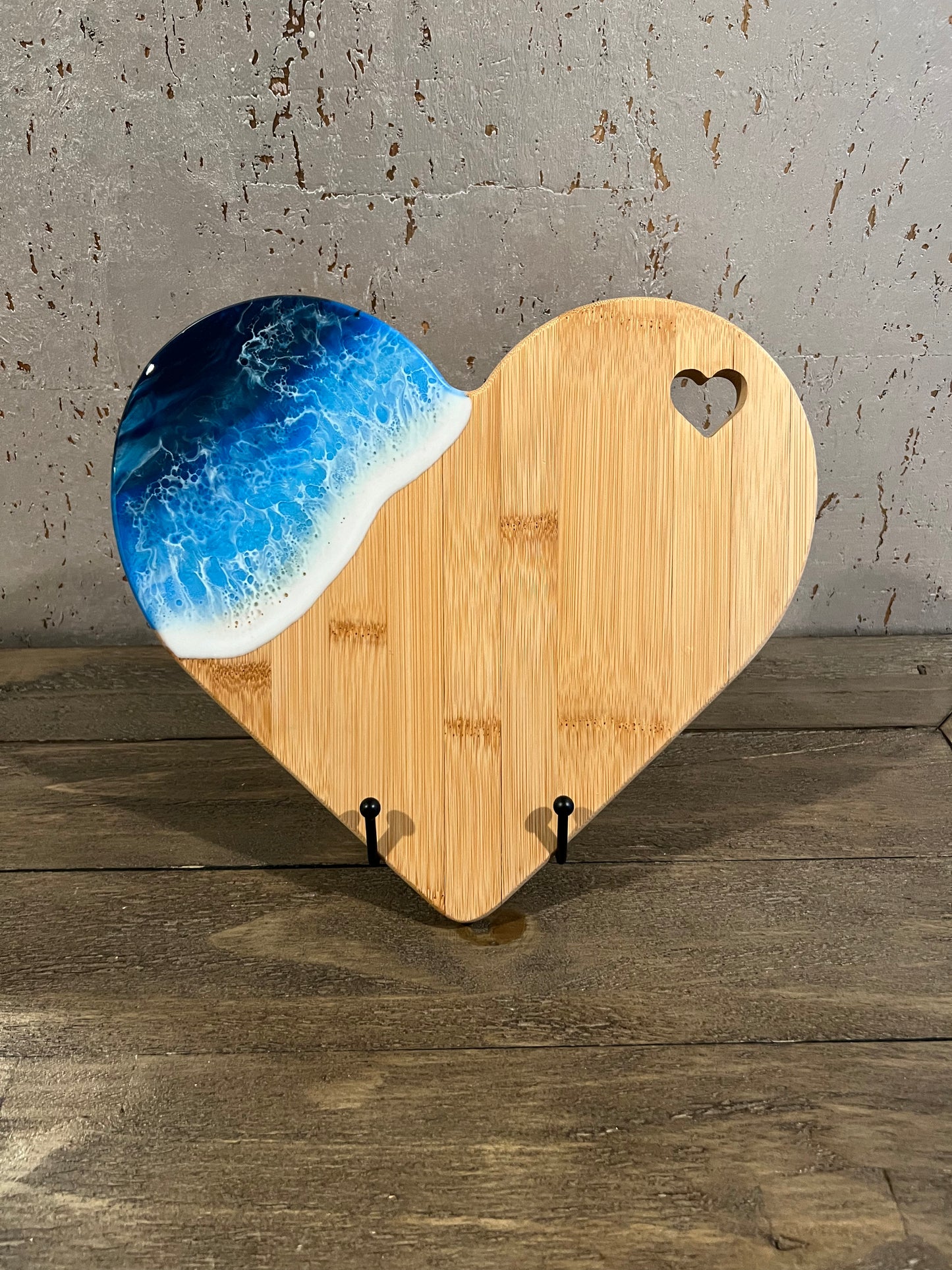 “True Love” Heart-Shaped Serving Board